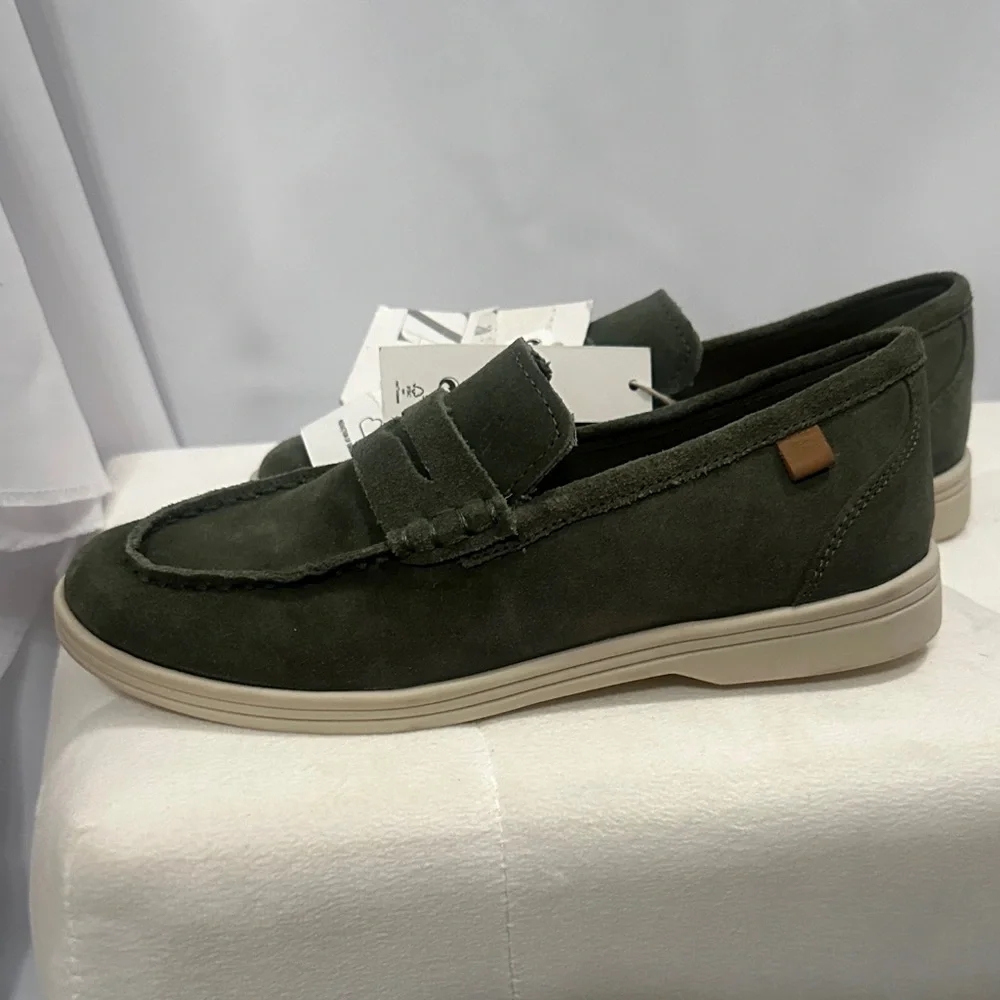 Zara Kids Green Loafers